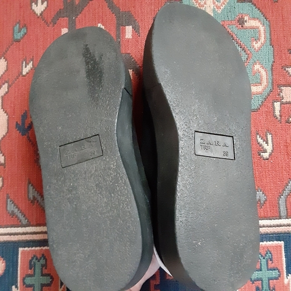 ZARA TRF Lace Up Black Suede Creeper Sneak… - Picture 7 of 8